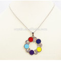 Newest fashion Enamel Flower girl dress elegant flower rainbow jewelry set